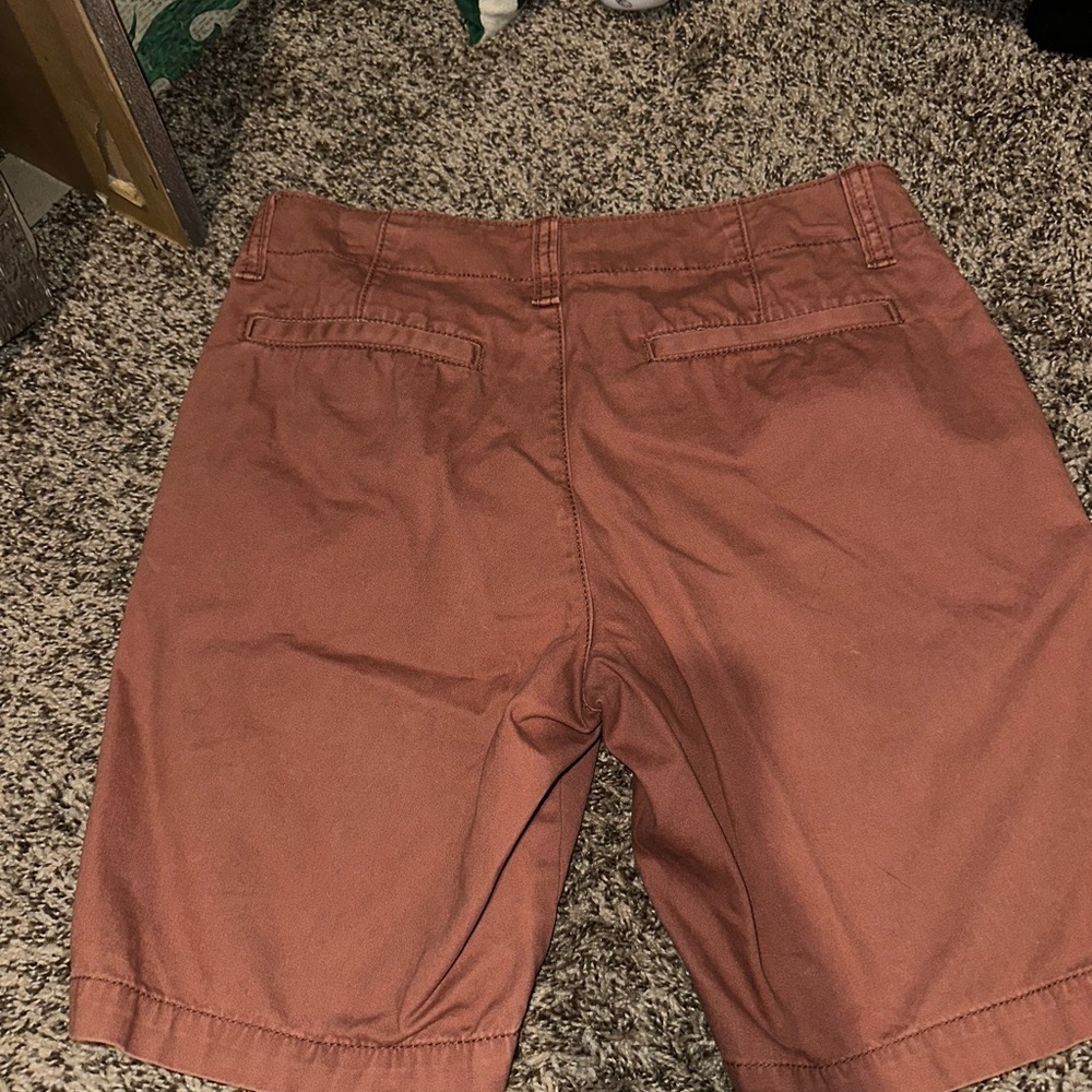 Men Blue and Rust Casual Shorts Set - Picture 5 of 6